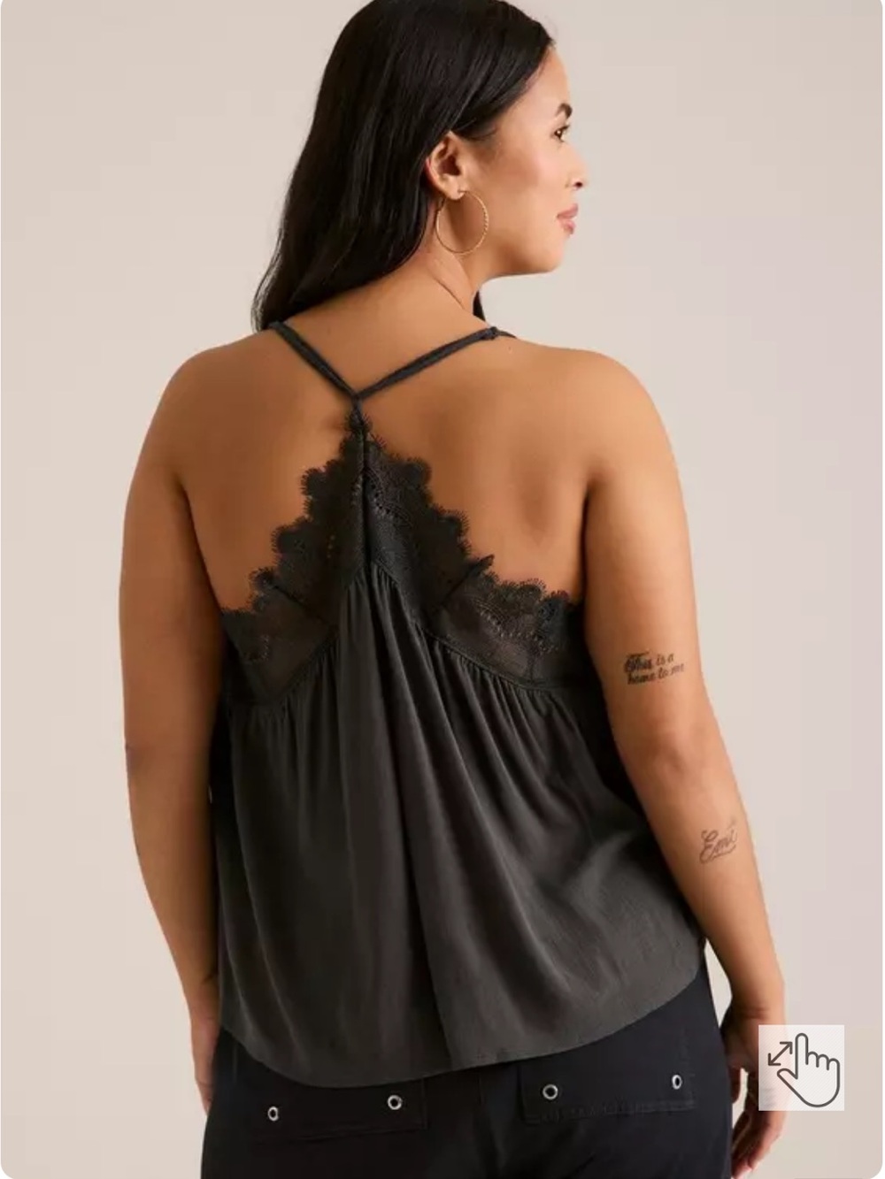 NWT TORRID Festi Crochet Trim Tank Size 2 - Picture 2 of 7